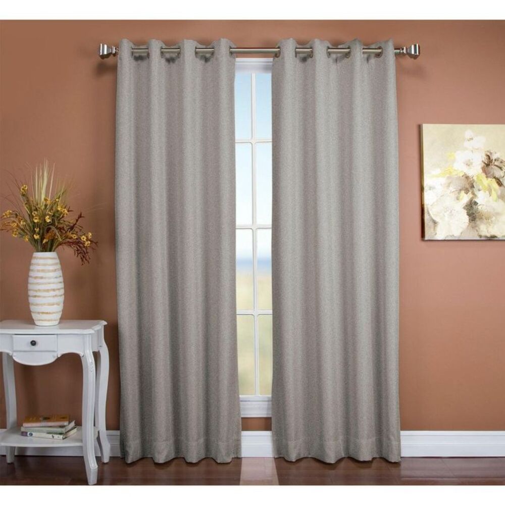Tacoma Double Black Out Grommet Panel 50x84 Stone